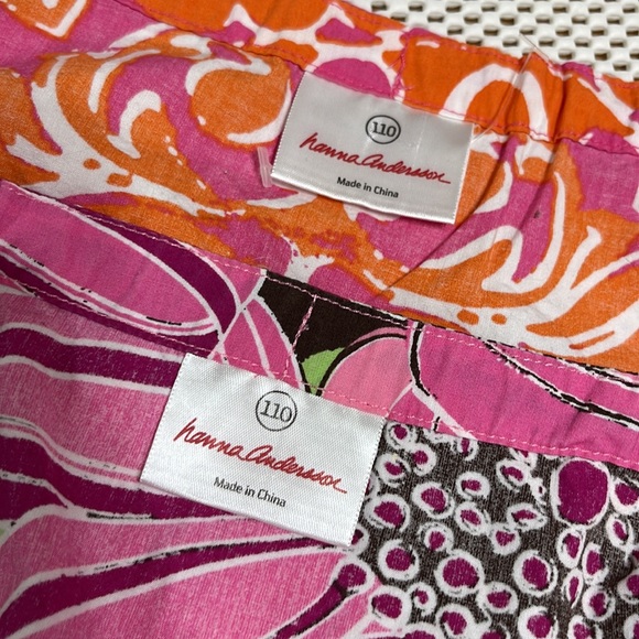 Hanna Anderson A-Line Girls Dresses - Two Dresses Included  - Sz 5 - Picture 6 of 6